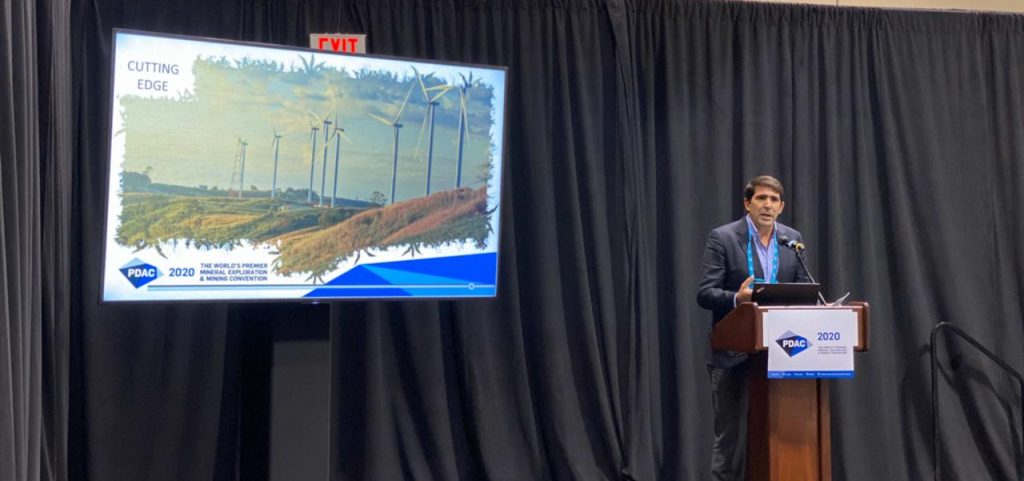 Felipe Márquez como ponente en el #PDAC2020 en Toronto, Ontario, Canadá.